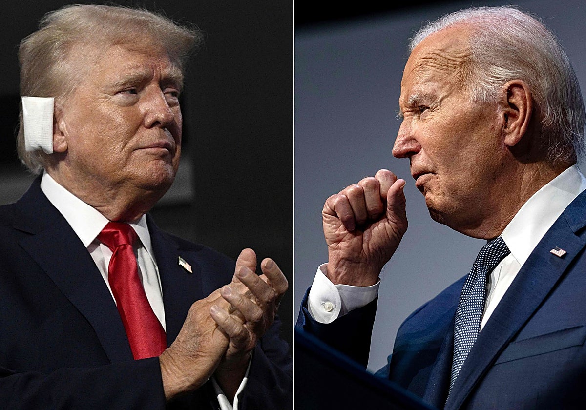 Donald Trump y Joe Biden, candidatos a la Presidencia