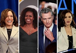 Los posibles candidatos tras la renuncia de Biden a la carrera presidencial: de Kamala o Michelle Obama al giro de los gobernadores Newsom y Whitmer