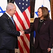 Harris dice que no se quedará «callada» ante el sufrimiento de Gaza tras reunirse con Netanyahu