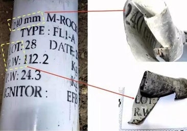 Israel publica imágenes del proyectil que demostrarían que es un cohete iraní