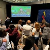 La amarga noche del exilio venezolano: «Se robaron la elección»