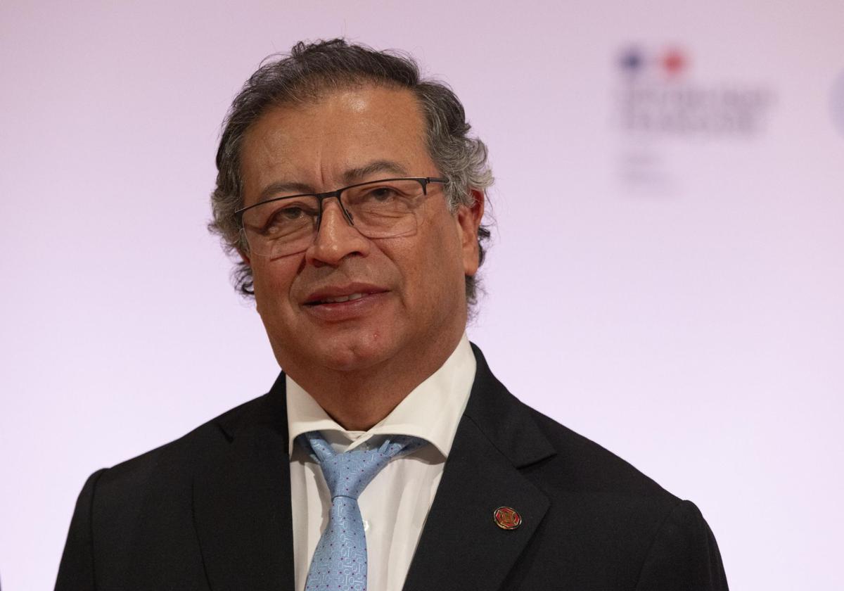 El presidente de Colombia, Gustavo Petro