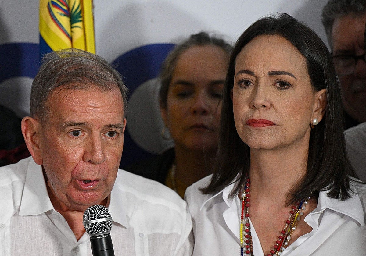 Edmundo González y María Corina Machado
