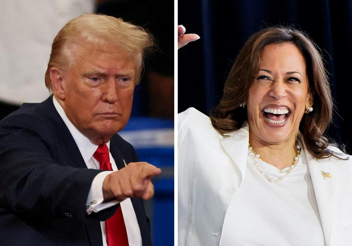 Donald Trump y Kamala Harris