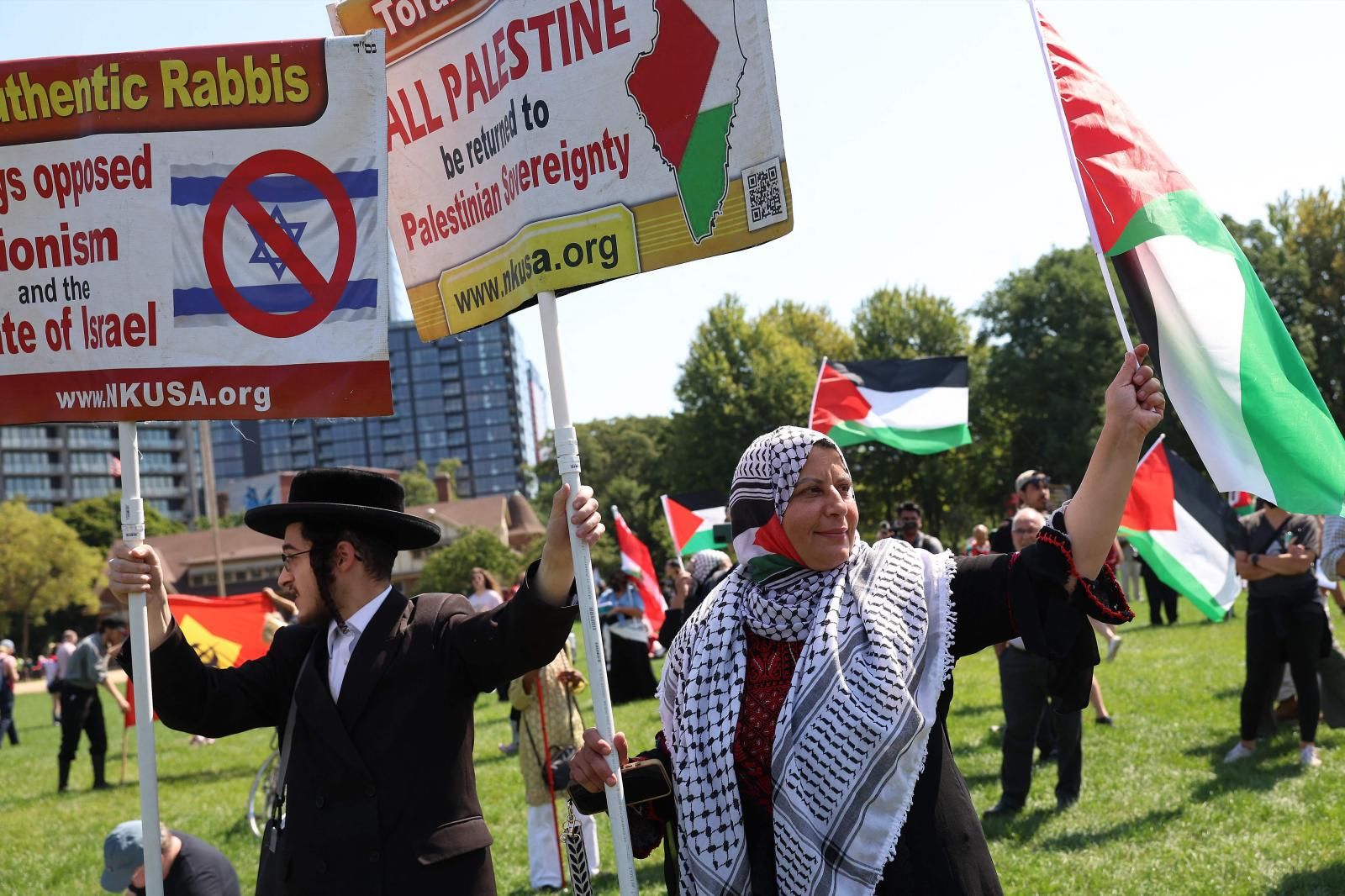 Las movilizaciones tienen que ver con la guerra en Gaza, combustible de tensiones, protestas y disturbios en todo el país en los últimos meses