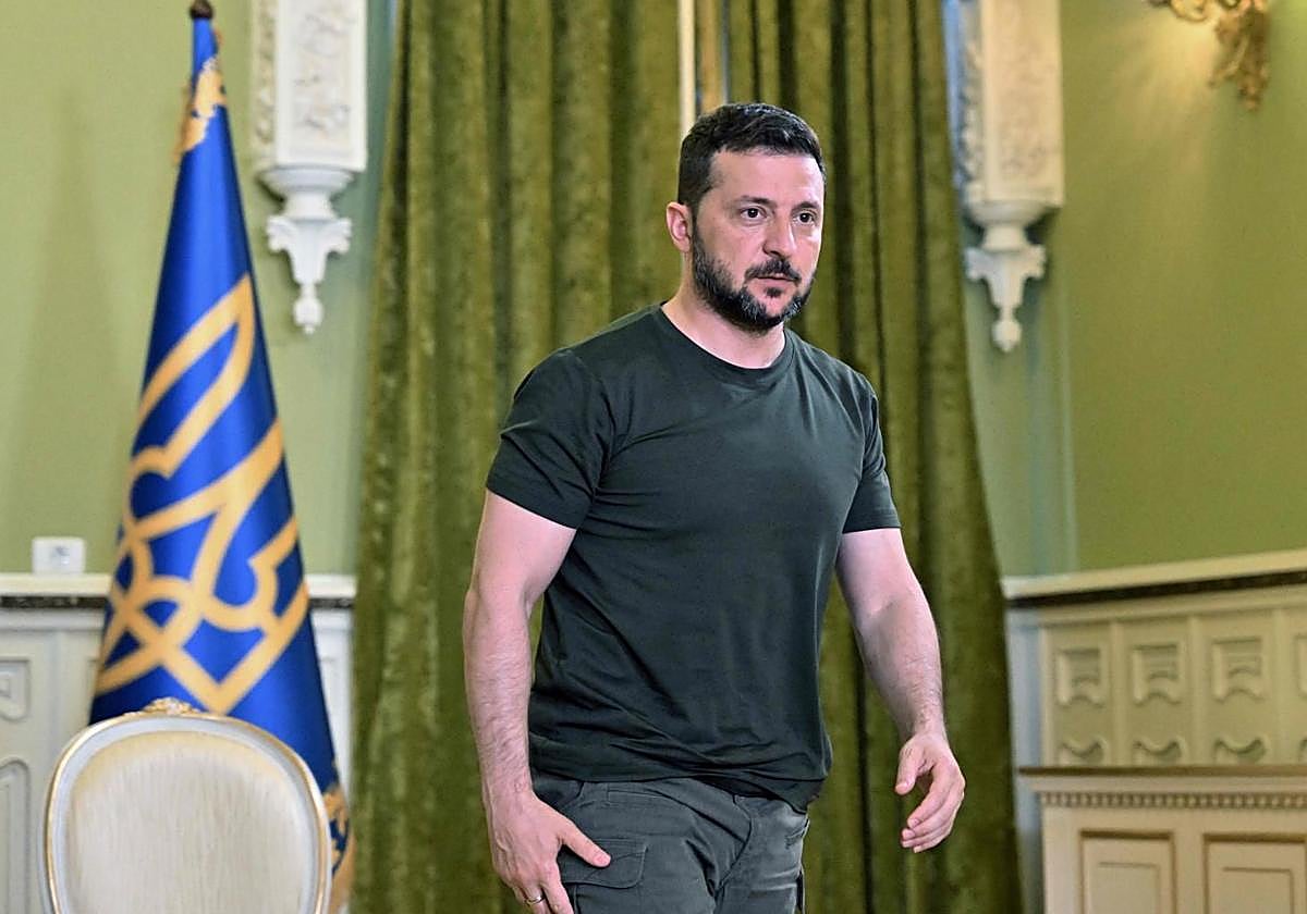 El presidente de Ucrania, Volodimir Zelenski