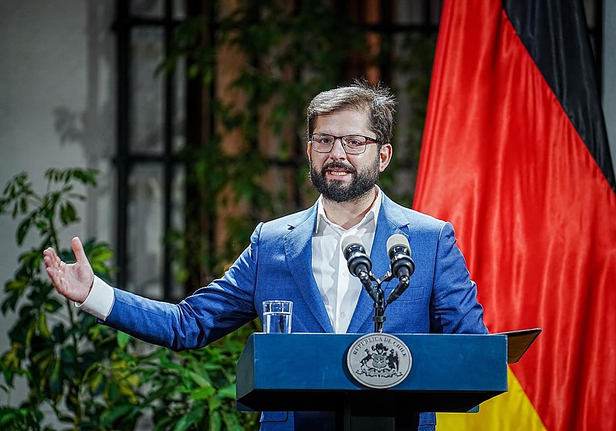 Gabriel Boric en una imagen de archivo.