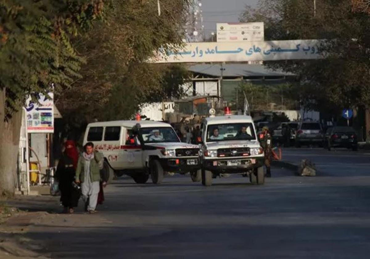 Ambulancias en Kabul, en una imagen de archivo.