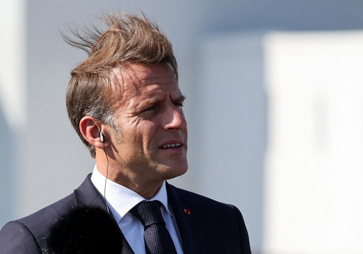 El presidente francés, Emmanuel Macron