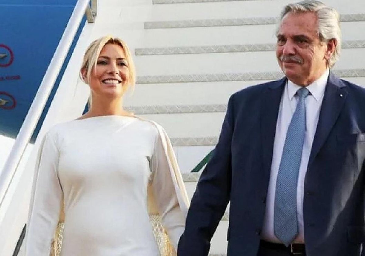 Alberto Fernández y Fabiola Yáñez