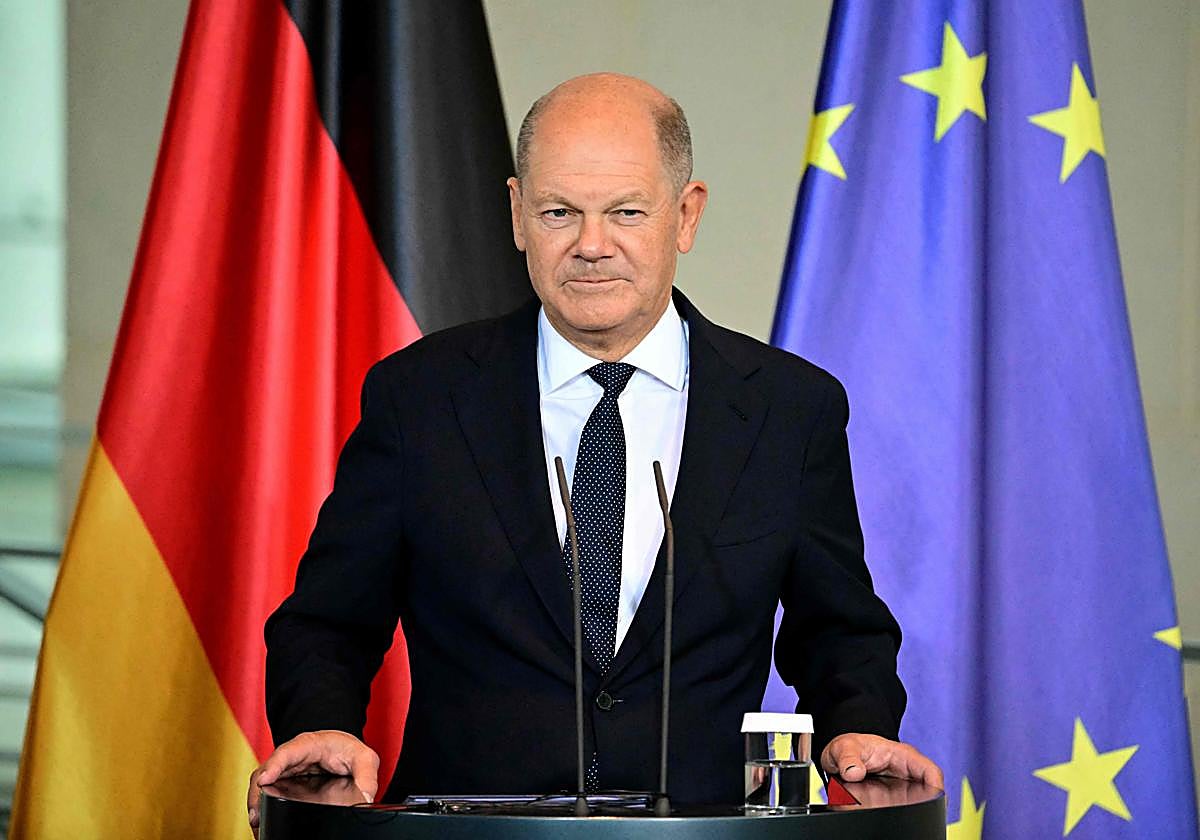 El canciller alemán, Olaf Scholz.