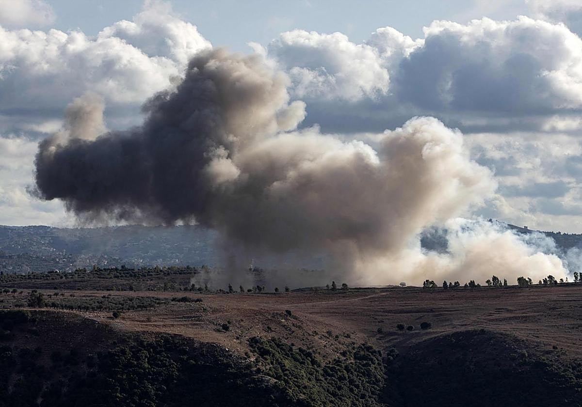 Ataque israelí en la frontera con Líbano la noche de este jueves