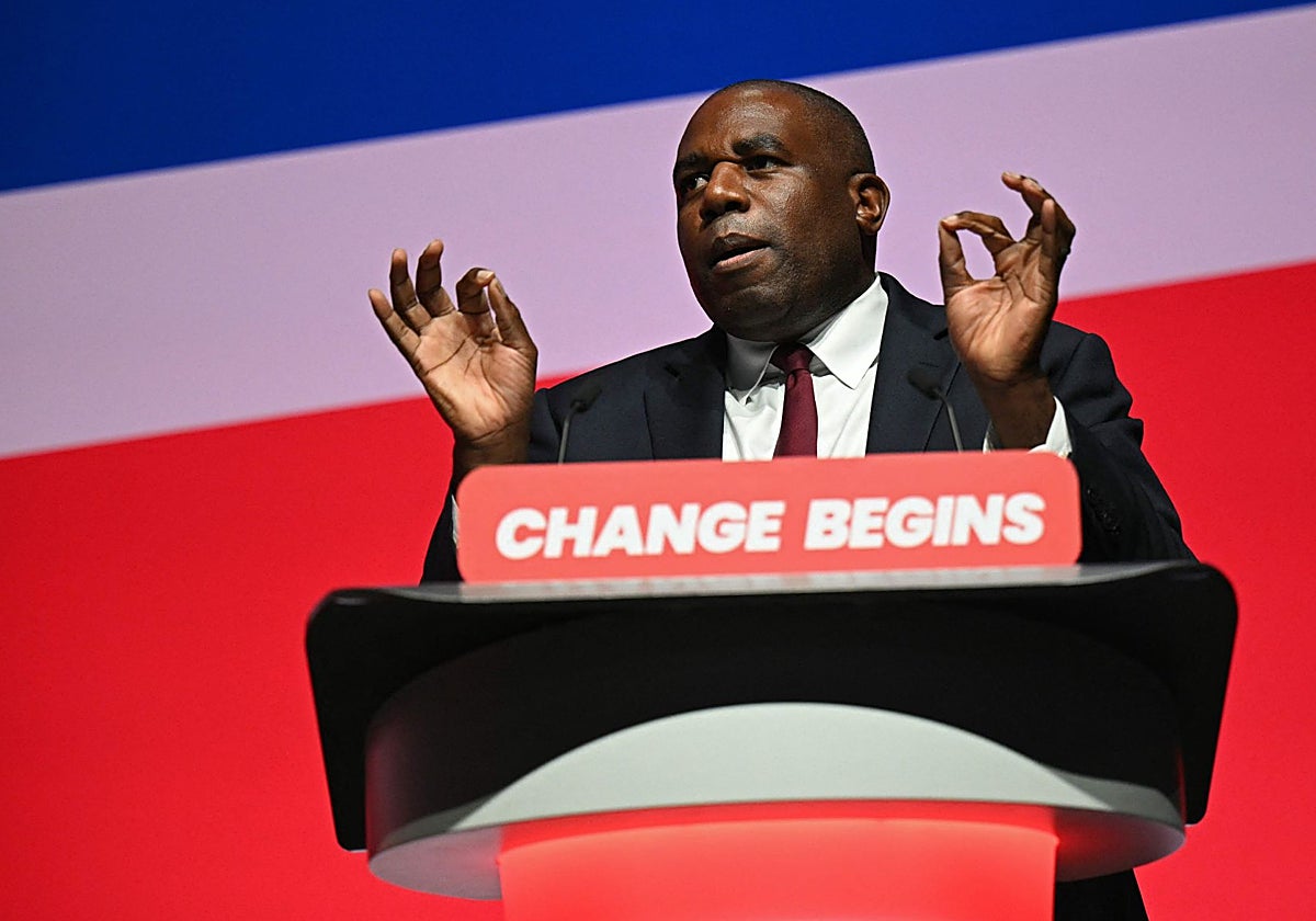 El ministro de Exteriores británico, David Lammy