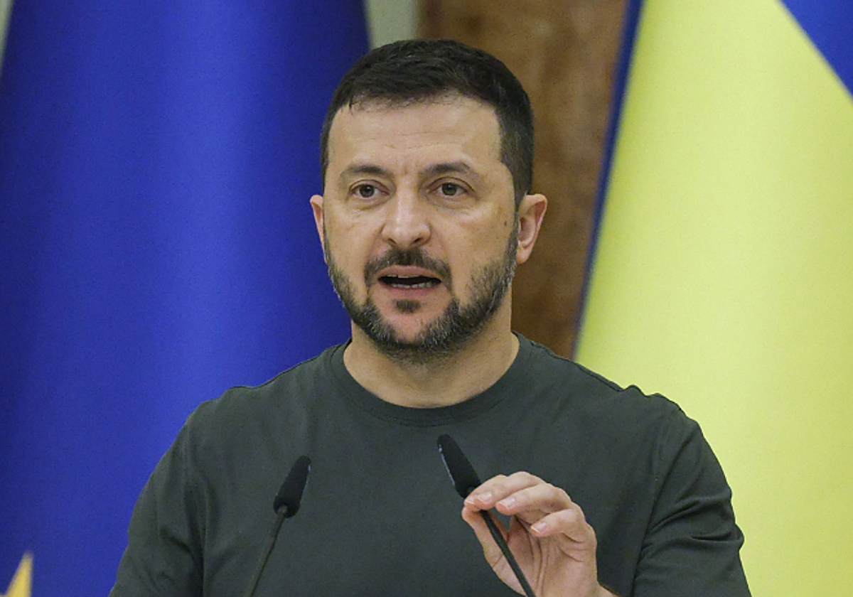 El presidente de Ucrania, Volodímir Zelenski