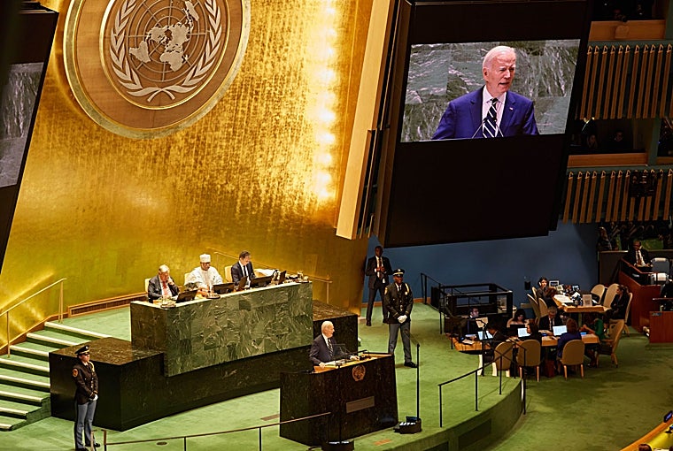 Biden se dirige a los líderes mundiales en la 79.ª Asamblea General de las Naciones Unidas y destaca la importancia de la cooperación mundial y los desafíos compartidos