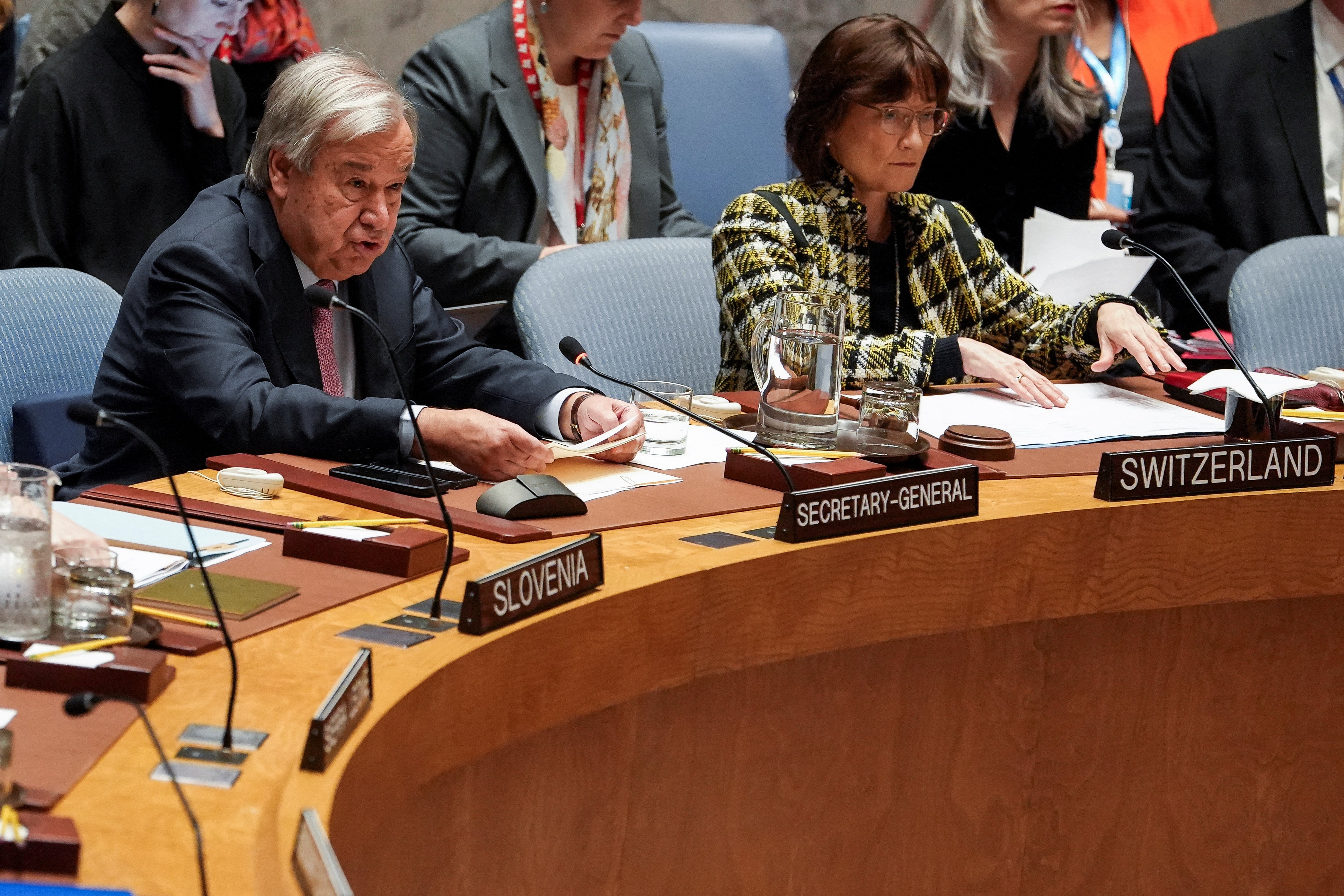 El secretario general de la ONU.