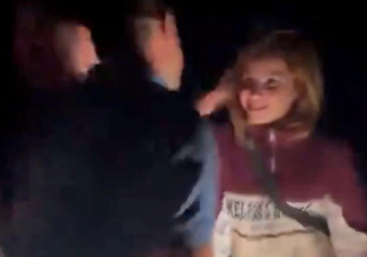 Fawzia Amin Sido, tras ser rescatada por el ejército israelí.