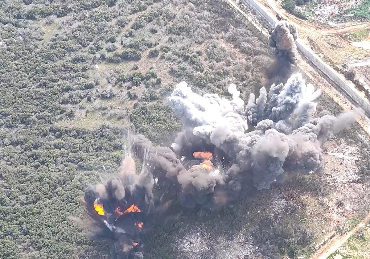 Explosiones cerca de la frontera entre Israel y Líbano.