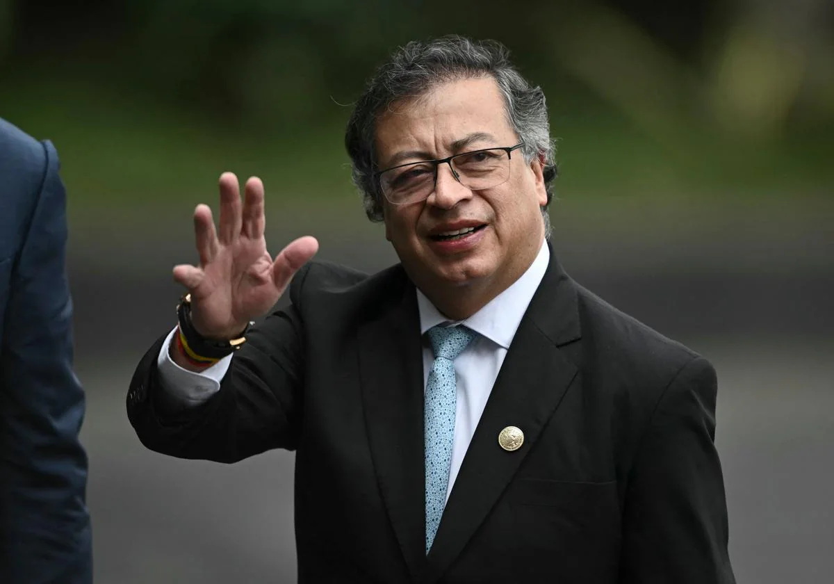 El presidente de Colombia, Gustavo Petro