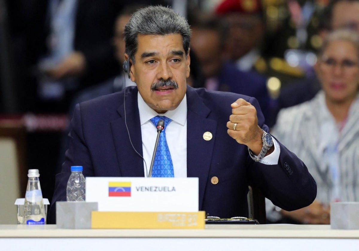 Nicolás Maduro habla en la cumbre de los BRICS en Kazán, Rusia