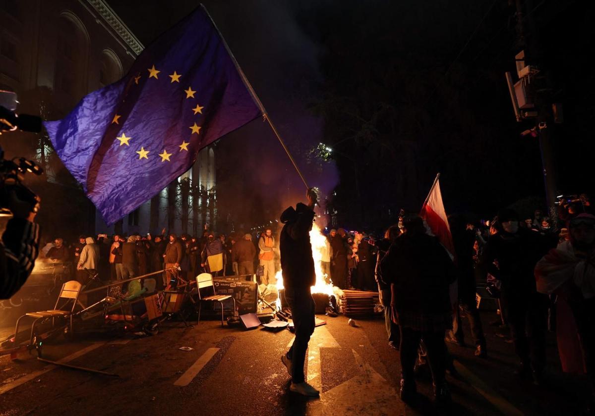 Protestas en Georgia