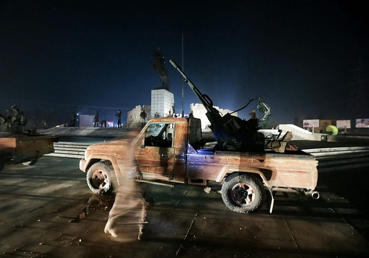 Unos yihadistas, este viernes en Alepo