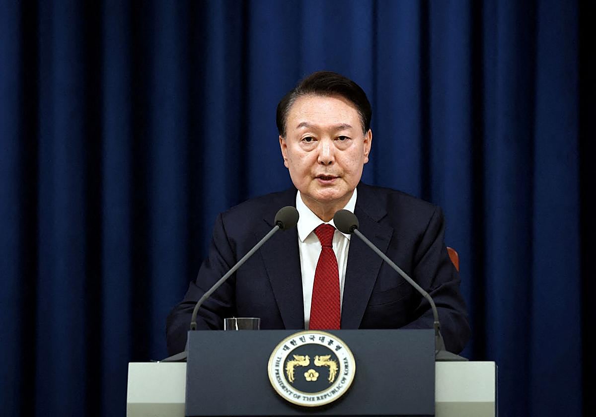 El presidente de Corea del Sur, Yoon Suk Yeol