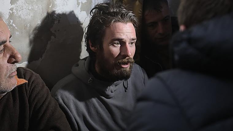 Travis Timmerman, tras ser localizado cerca de Damasco.