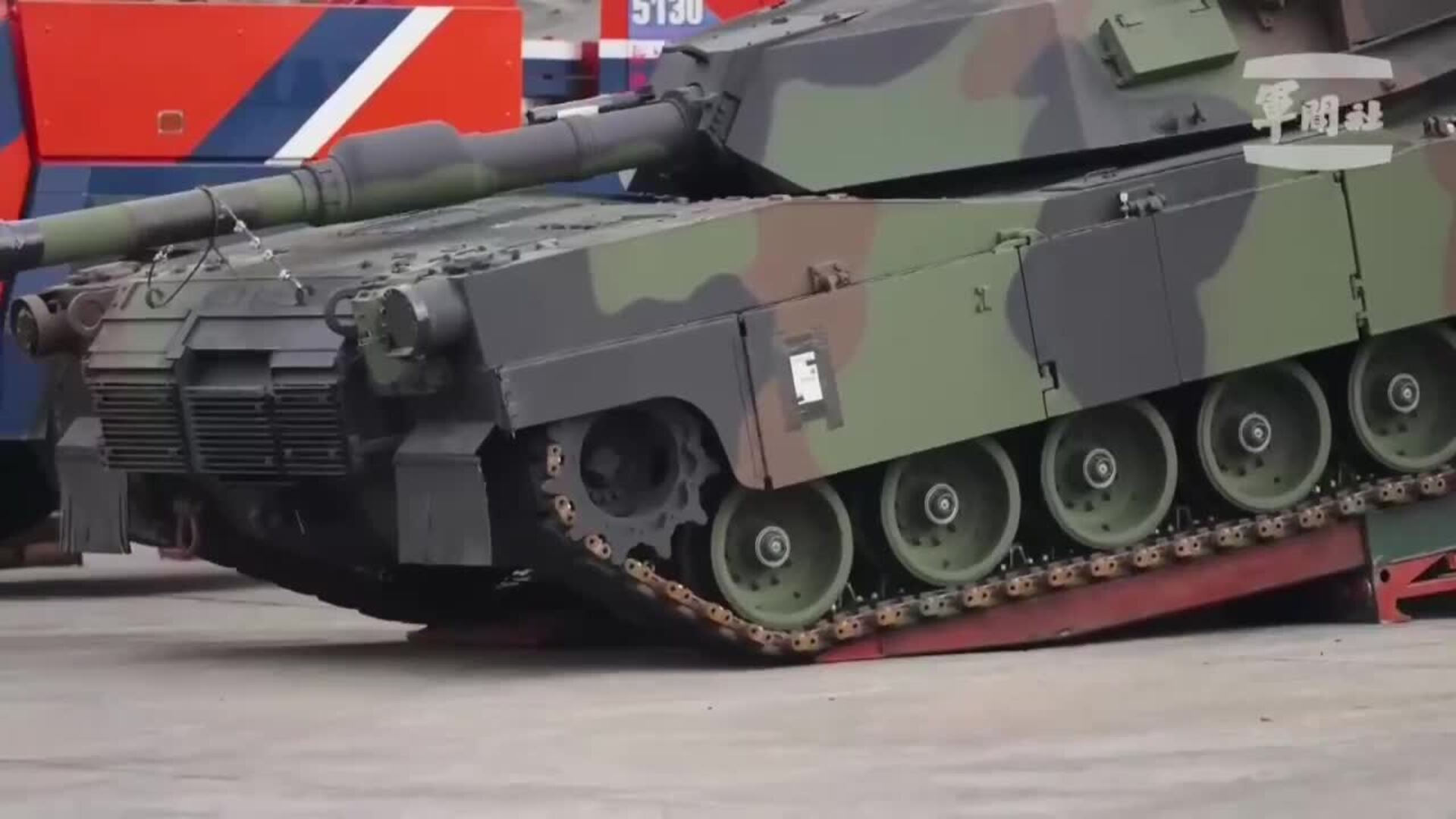 Más de 30 tanques M1A2T procedentes de Estados Unidos llegan a Taiwán