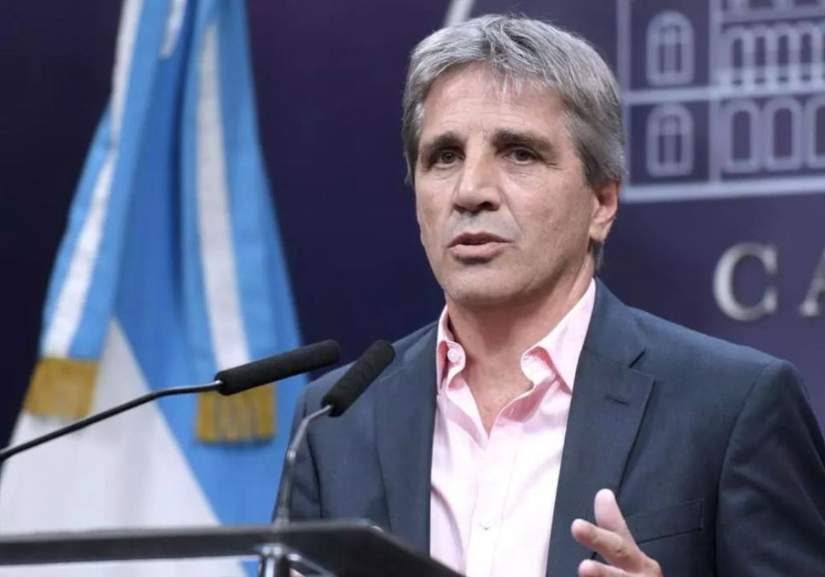 El ministro de Economía de Argentina, Luis Caputo