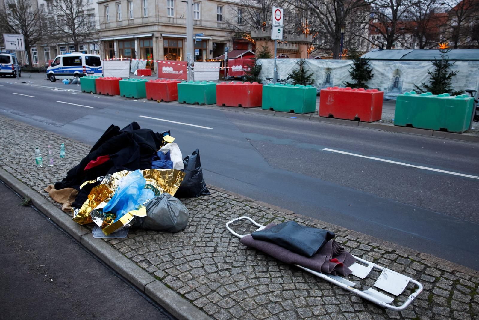 Las imágenes del atropello en un mercadillo navideño de Alemania