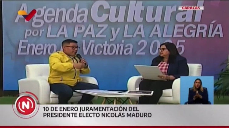 Chavismo convoca "grandes marchas" en Caracas y cinco estados por investidura presidencial