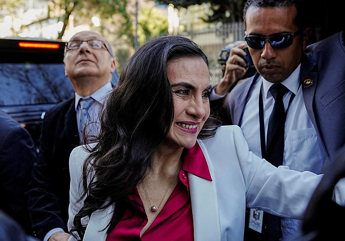 La vicepresidenta de Ecuador, Verónica Abad