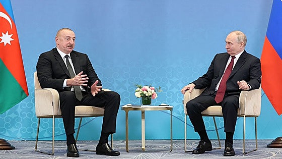 Azerbaiyán pide a Putin que indemnice al Estado y a las víctimas del avión siniestrado