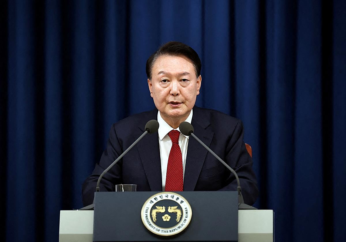 El expresidente surcoreano destituido, Yoon Suk-yeol