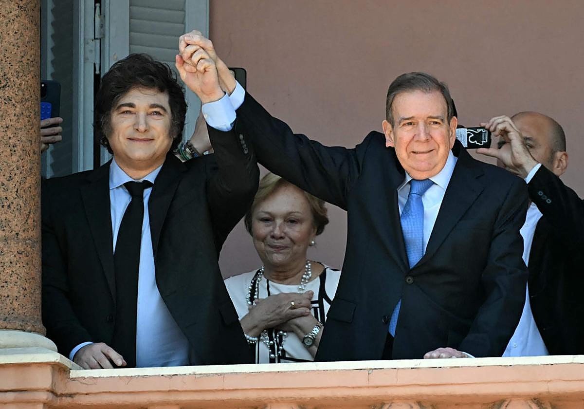 Edmundo González se reúne con Milei en Buenos Aires en el inicio de su ...