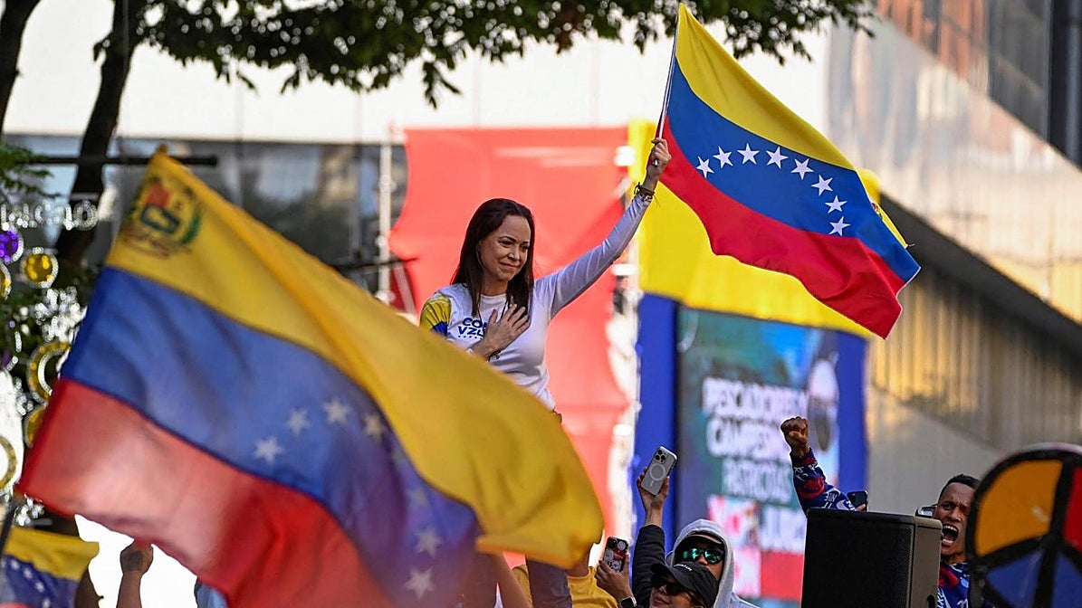 María Corina, detenida tras retar a Maduro: «¡Le echamos bolas, carajo!»