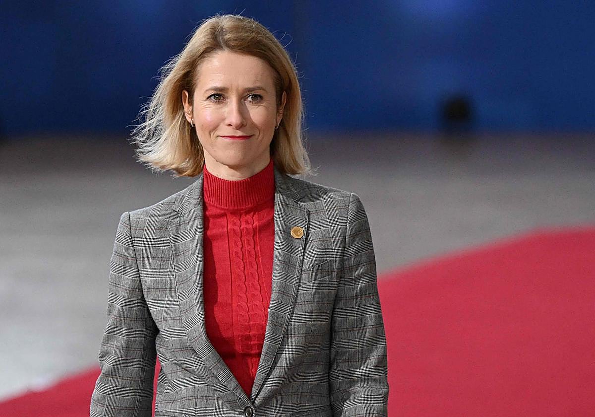 La alta representante de la UE para Asuntos Exteriores, Kaja Kallas