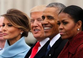 Michelle Obama no irá a la jura de Trump