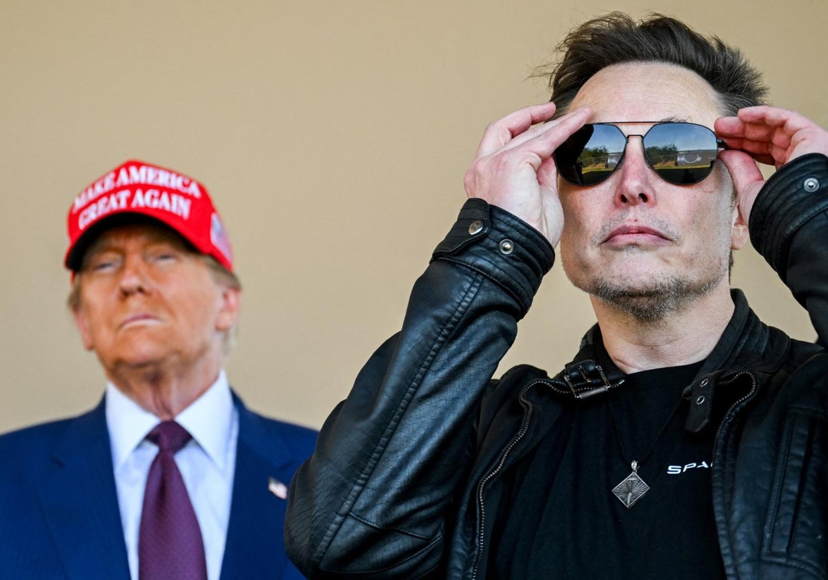 Donald Trump y Elon Musk comparten escenario