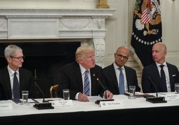 Musk, Bezos, Altman... Los tecnólogos descienden sobre Washington
