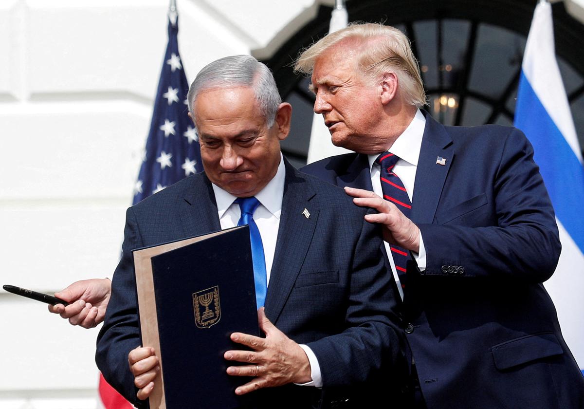 Netanyahu y Trump en una imagen de archivo.