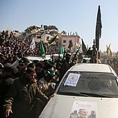 Sigue la liberación de los rehenes de Hamás pese al caos en Gaza