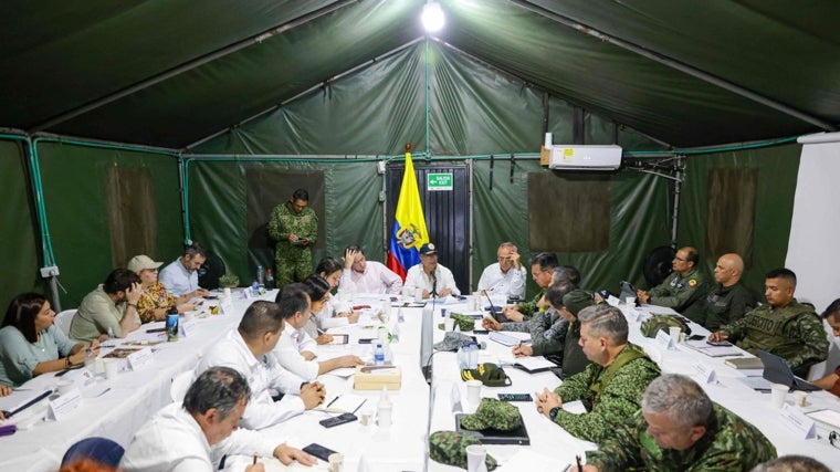 Petro preside un Consejo de Paz y Seguridad en el municipio de El Tarra, departamento de Norte de Santander, Colombia, la semana pasada