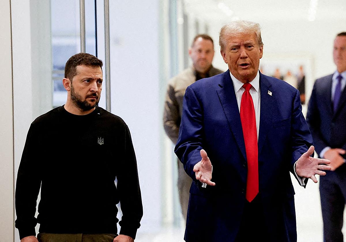 Zelenski y Trump, el pasado mes de septiembre, en Nueva York