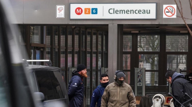 La Policía belga busca a varios hombres autores de un tiroteo en el metro de Bruselas