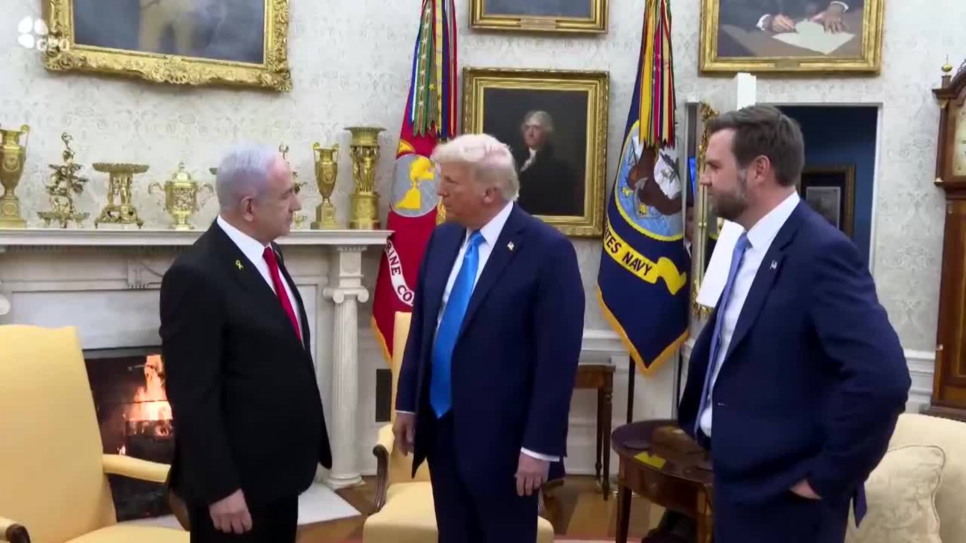 Trump recibe a Netanyahu en la Casa Blanca