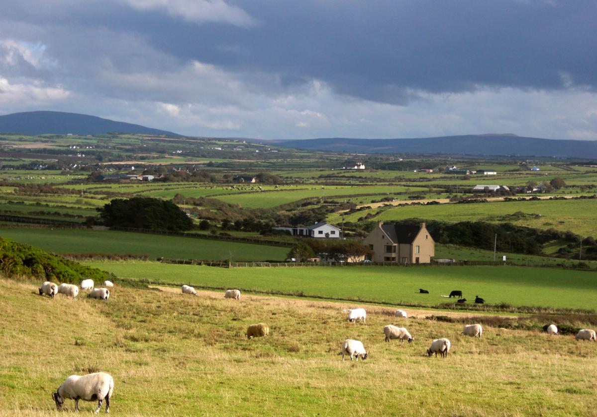 Un paisaje de Irlanda del Norte.