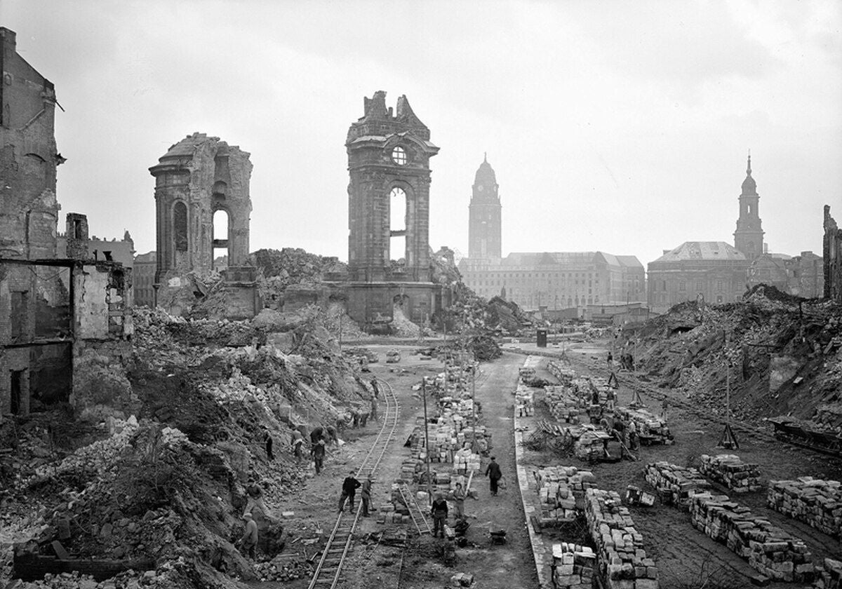 Febrero de 1945. El bombardeo de la ciudad de Dresde