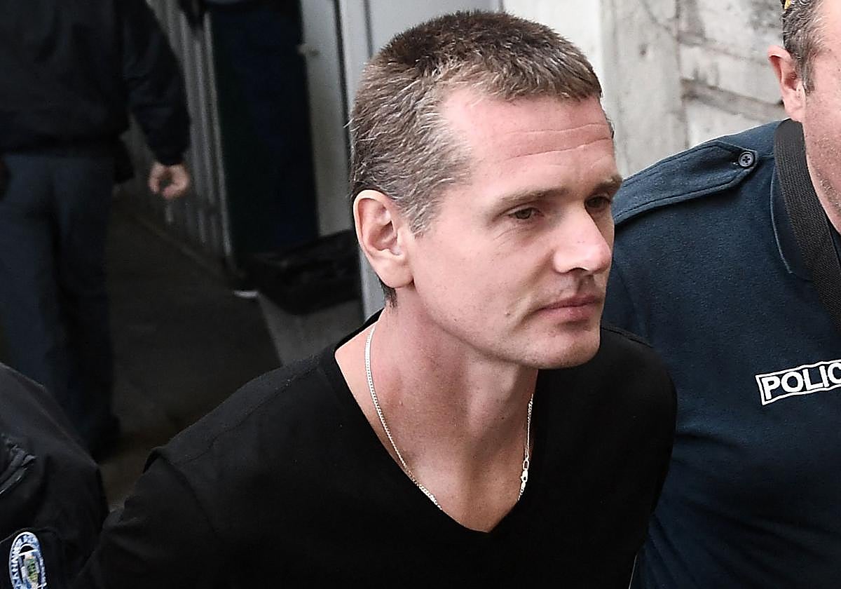 Alexander Vinnik, cuando fue arrestado